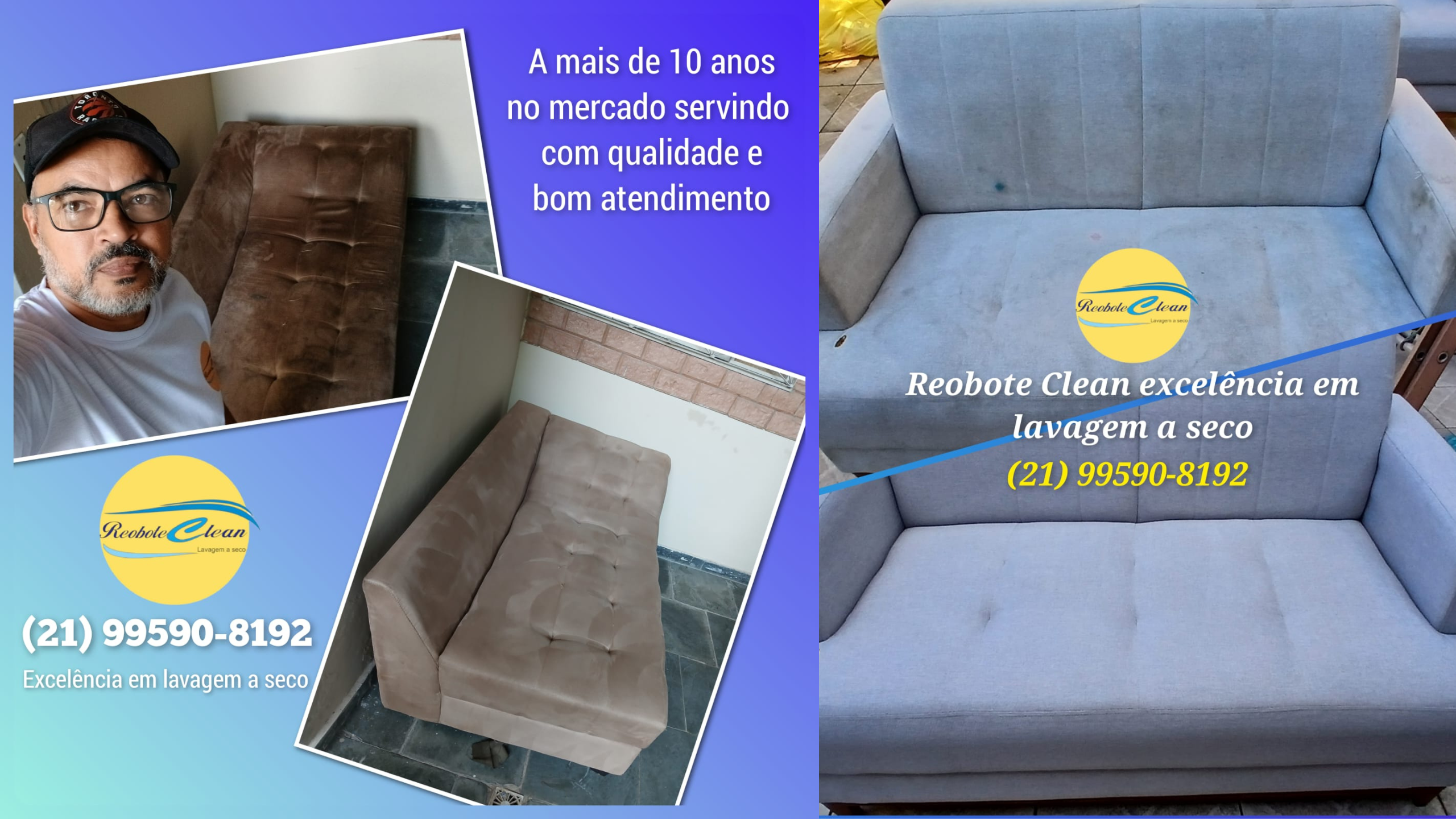 Equipe Reobote Clean em ação